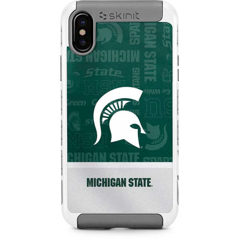 Michigan State University Jersey Split iPhone Cases